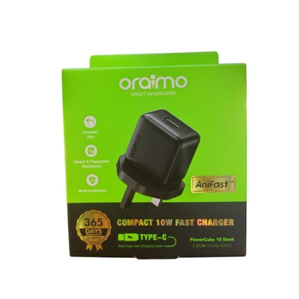 Oraimo Original Type C fast charger and cable 1