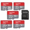 Sandisk ULTRA Memory Card MicroSD Card 128GB 64GB 32GB 16GB 8GB 4GB 2GB C10 A1 FHD UK With Adapter