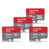 Sandisk ULTRA Memory Card MicroSD Card 128GB 64GB 32GB 16GB 8GB 4GB 2GB C10 A1 FHD UK With Adapter 2