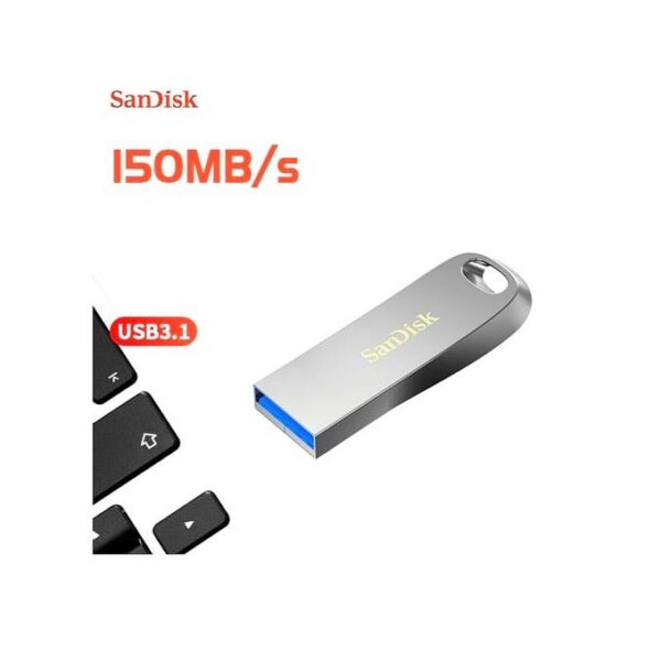 Sandisk USB 3.1 Ultra Luxe Metal Flash Disk Drive 32GB 64GB -150MBPS